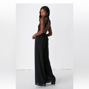 Lulus NWT black jumpsuit